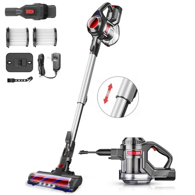 $69.99 • Buy MOOSOO Cordless Vacuum 4-In-1 Lightweight Stick Vacuum Cleaner, XL-618A Red