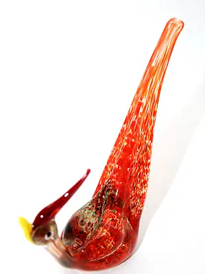 Vintage Murano Art Glass Multicolor MCM Abstract Rooster  Chicken Bird • $12.99