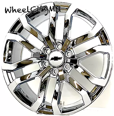 20  Chrome OE 5924 Replica Wheels Fits 2022 Chevy Silverado Tahoe LTZ 6x5.5 +24 • $1299.99