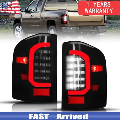 DRL LED Tail Light For Silverado 2007-2014 1500 GMC 3500 2500 Rear Brake Stop US • $109.80