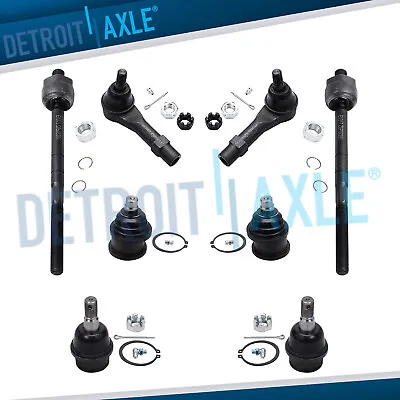 2 Upper & 2 Lower Ball Joint + 2 Inner & 2 Outer Tie Rod For Ford Mazda Truck • $53.14