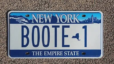 Authentic NEW YORK Vanity License Plate Cutie - BOOTE 1 • $44.99