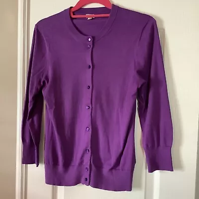 Women's J Crew Jackie Cardigan Purple Medium • $23