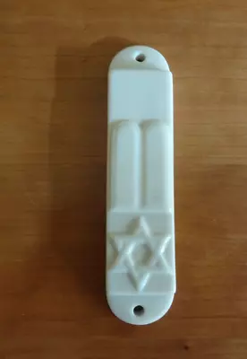 Lenox Ivory Fine China Mezuzah Case Ten Commandments & Kosher Mezuzah Scroll • $50