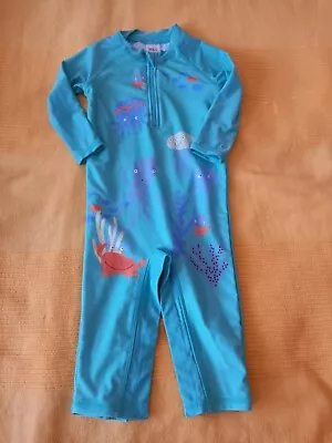 Baby Boy's M&S Swimming Costume 9-12 Months • £5