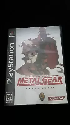 Metal Gear Solid Tactical Espionage Action PS1 Part Of Essential Set 2 Disc • $29.99