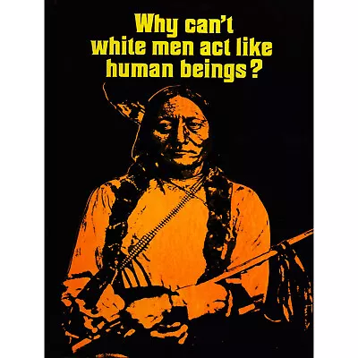 PROPAGANDA CIVIL RIGHTS WOUNDED KNEE NATIVE AMERICAN FINE ART PRINT POSTER 30x40 • £11.99