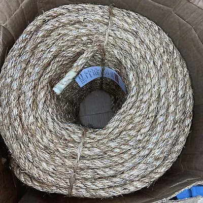 1/2  X 600' TREATED MANILA ROPE Docks Tree Work Farm Nautical Crafts & Rodeo • $118.92