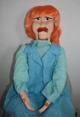 NEW Professional Ventriloquist DUMMY FIGURE MATILDA CARVED BY DANIEL COUSINO • $159.95