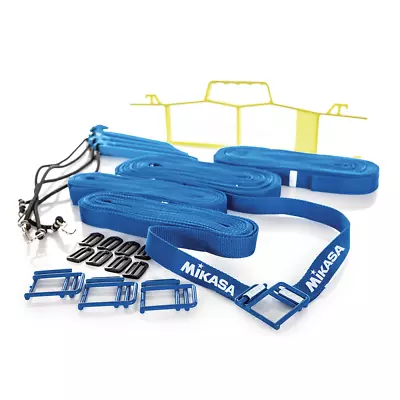 Mikasa Outdoor Beach Volleyball Court Lines - Durable Adjustable Set - AC-CL300W • $75.25