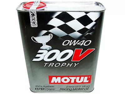 (2l=2.11 Qt) Motul 300v 0w40 Competition Racing 100% Synthetic Engine Oil • $46.19