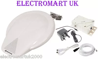 £39.90 • Buy Caravan Camping Motor Home 240v 12v Boat Tv Digital Freeview Booster Aerial Kit