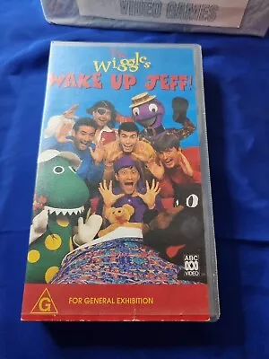 The Wiggles  VHS Tape Wake Up Jeff  Live  ABC  Original  • $15