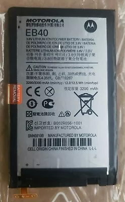 Motorola  EB40 Droid Razr Maxx Battery With Flex Cable 3.8V 3200mAh • $15