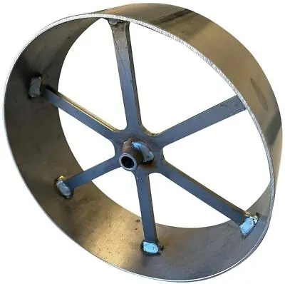 LavaLock Heavy Duty 10  Carriage Style Steel Smoker Wheel For Custom BBQ PITS • $49.99