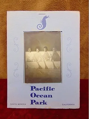 1950s POP Souvenir Arcade Photo PACIFIC OCEAN PARK Santa Monica CA School Kids • $23.20