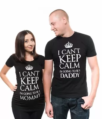 Going To Be A Daddy And Mommy Couple Pregnancy Maternity T-shirts Future Dad Mom • $39.99