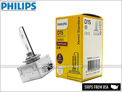 Genuine! PHILIPS D1S OEM 4300K HID Xenon Headlight Bulb 85415 35W DOT Germany  • $47.99