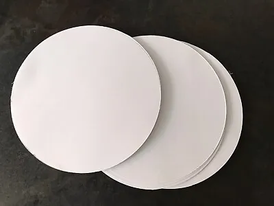 30 X 89mm Smooth White Heavy Paper Circles (160gsm) Crafting Card Making • £1.60