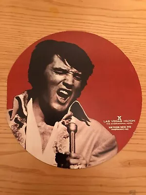 ELVIS 1972 Original__RED__Las Vegas Hilton Souvenir MENU__EX • $129.99