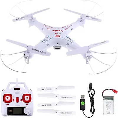 Syma X5C Explorers 2.4g 4ch 6 Axis Gyro RC Quadcopter Drone With HD Camera • £10.50