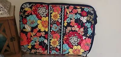 VERA BRADLEY 17” Computer Laptop Paisley Soft Cloth Case Bag Carrier Floral • $10