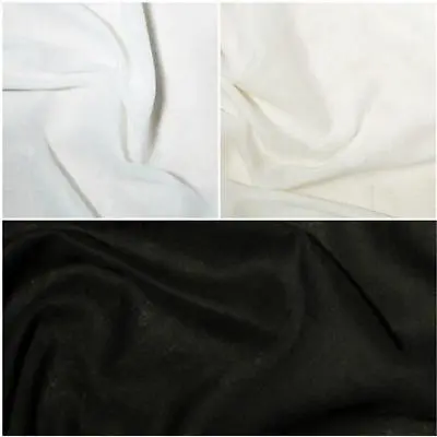 Fire Retardant Muslin 100% Cotton Fabric 150cm Wide • £3.50