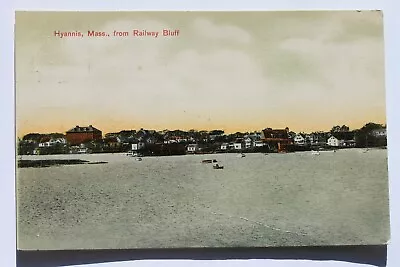 Old Postcard VIEW OF HYANNIS FROM RAILWAY BLUFF CAPE COD MA 1909 • $4.45