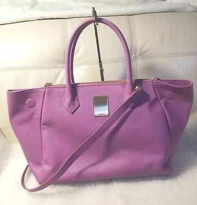 Couronne Bag Light Purple X Large 2 Way Satchel Lavender Ret$600 20x11! Trapeze  • $119.20