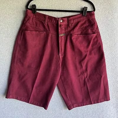 Vintage Marithe Girbaud Francois Jean Shorts Mens 36 Red Baggy Denim • $48.88