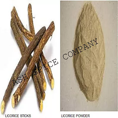 Jethimadh Liquorice Licorice Mulethi Root Powder & Sticks Premium Stock Free P&P • £2.64