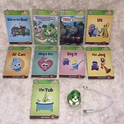 Leap Frog Scout & Friends Tag Junior Reader & 9 Books AEIOU With USB • £29.95