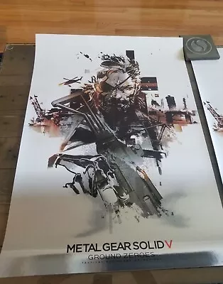 Metal Gear Solid V Phantom Pain Ground Zeroes Happy Kuji Lottery Poster A2 Yoji  • $68