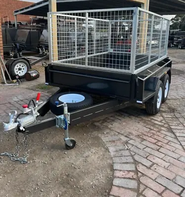 8x5 Tandem Axle Trailer/ 350mm High Sides/ 2 Ton ATM/ Brand New Tyres/ NO CAGE • $2850