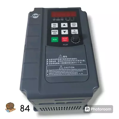 Huanyang Inverter Single To 3 Phase Variable Frequency Drive 1.5KW 2HP 110V VFD • $59.99