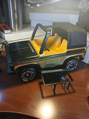 VINTAGE 1970s Tonka Jeep Steel Bronco MR-970 4x4 Metal Truck Blazer With 1 Accs • $69.97