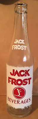 Vintage 1962 Jack Frost Beverages ACL Soda Bottle. 7-Up Bottling Altiona PA • $10