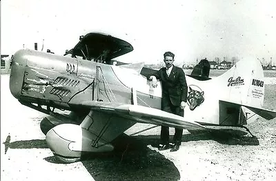 Z.d.  Grannie  Granville & Gee Bee Racing Airplane B&w Photographs 5  X 7  • £7.71