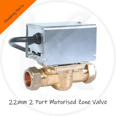 £109.99 • Buy 2 Port Motorised Zone Valve 22mm Central Heating Replacement 4 Honeywell V4043H