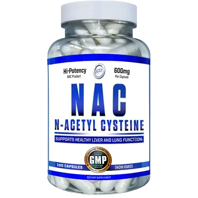 HI TECH N-ACETYL-L-CYSTEINE (NAC) 600 Mg Capsules NonGMO USP Grade USA 🇺🇸 • $5.95