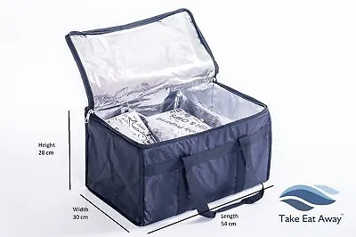 Catering Events Bags + Dividers Strong Insulated Thermal Food Delivery Bag T20 • £24.99