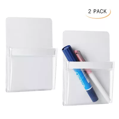 2Pack Magnetic Pen Pencil Cup Holder Refrigerator Storage For Pen Pencil Storage • $6.99