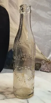 Early 1900s Milford Springs Bottling Works Glass Bottle Milford Maine 7 1/2 Oz • $14.62