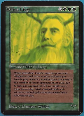 Gaea's Liege Alpha PLD Green Rare MAGIC THE GATHERING CARD (ID# 457307) ABUGames • $261.09