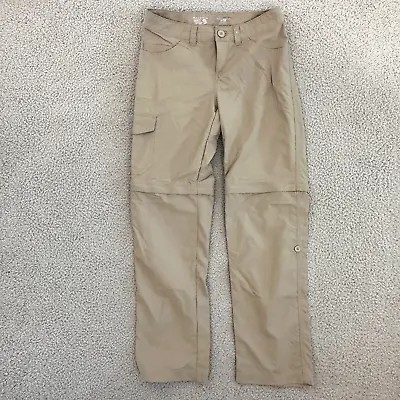 Mountain Hardwear Womens Pants Size 4 / 36 Convertible Zip Off Roll Up Hiking • $14.57