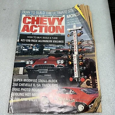 Chevy Action MAGAZINE MAR 1975 Monza V8 Test 350 Chevelle K/SADrag Photo T26 • $9.42