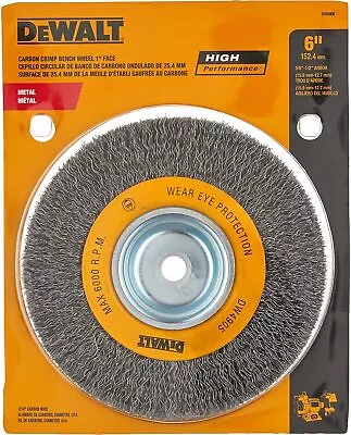 6-Inch Crimped Wire Wheel For Bench Grinder 🪚 Premium Quality & Safety Ensured • $19.50