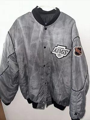 Vintage LA Kings Varsity Starter RARE/ Made In USA • $800