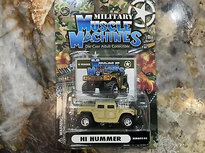 Muscle Machines Military MMM03-02 H1 Hummer 1/64 Scale Brand New  • $7