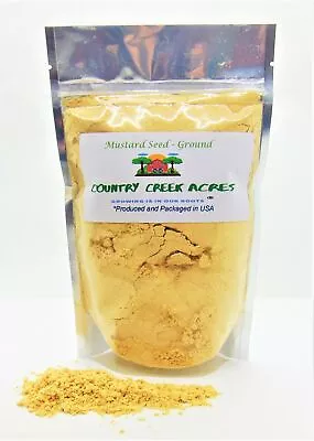 16 Oz Ground Mustard Seed Powder- A Versatile Ingredient - Country Creek LLC • $14.99